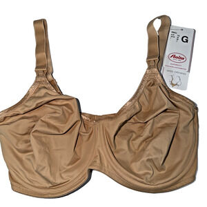 Anita Maternity Underwired Nursing Bra Size 34 G Skin Color Drop Cup Front NWT!